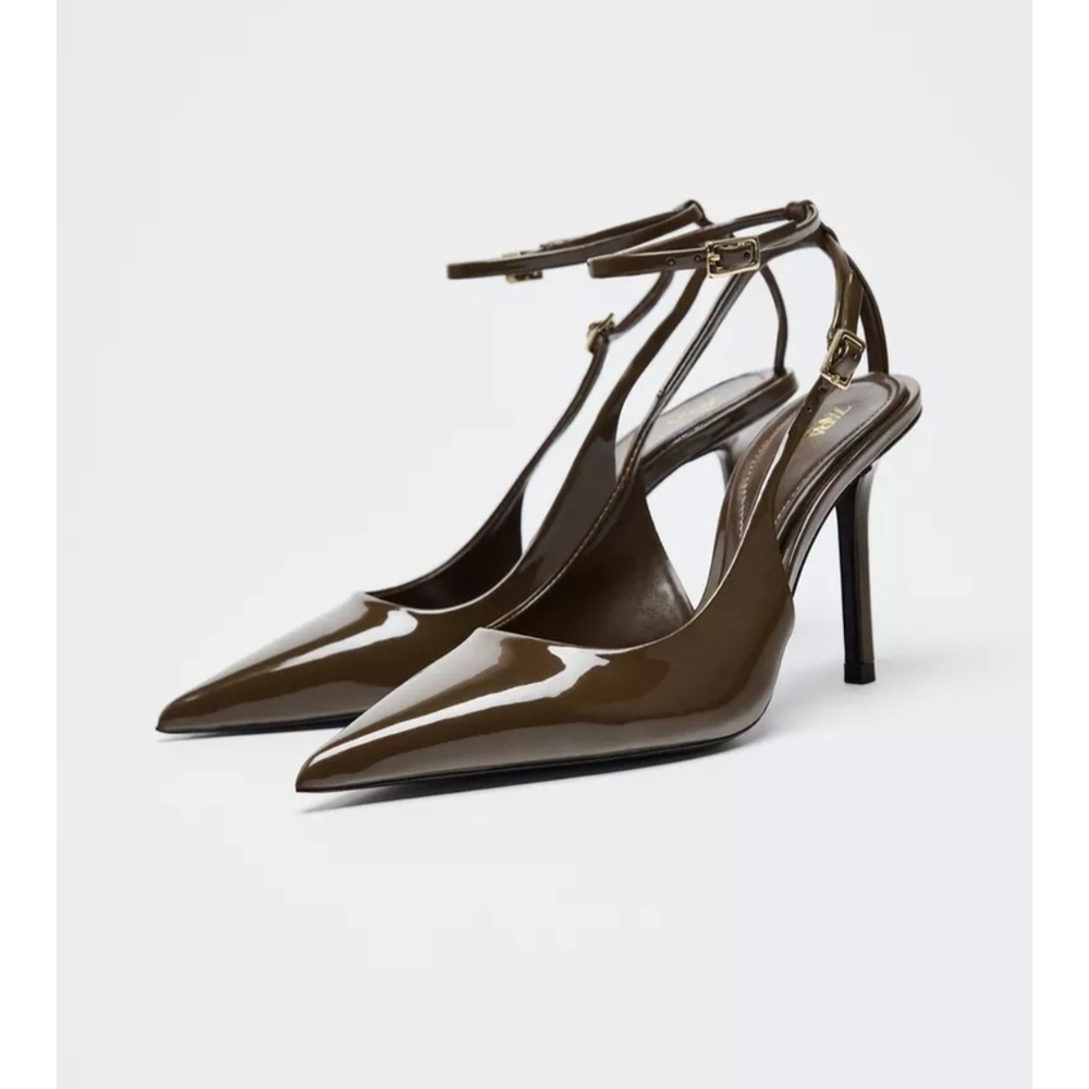 Zara Elegant Brown Women's Heels
